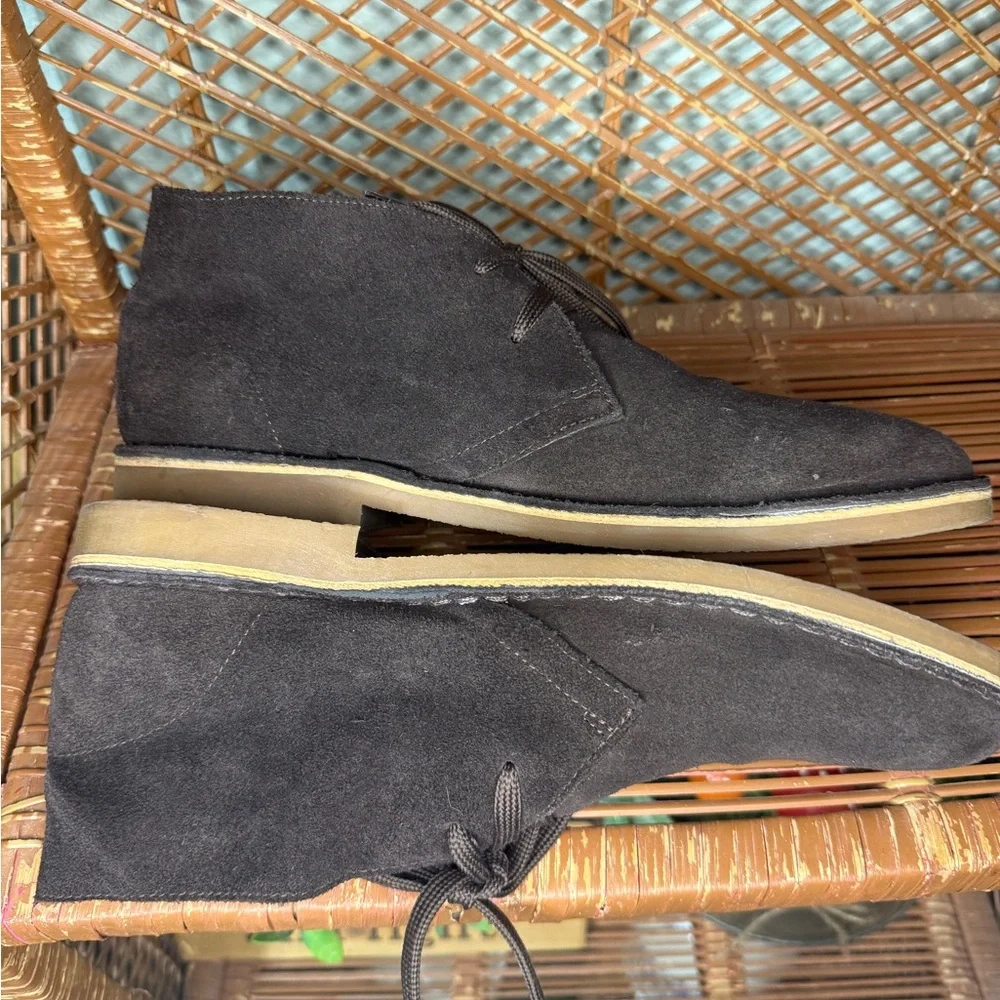 Supply Lab Men’s Leather Size 10 Lace Up Chukka Boots Shoes